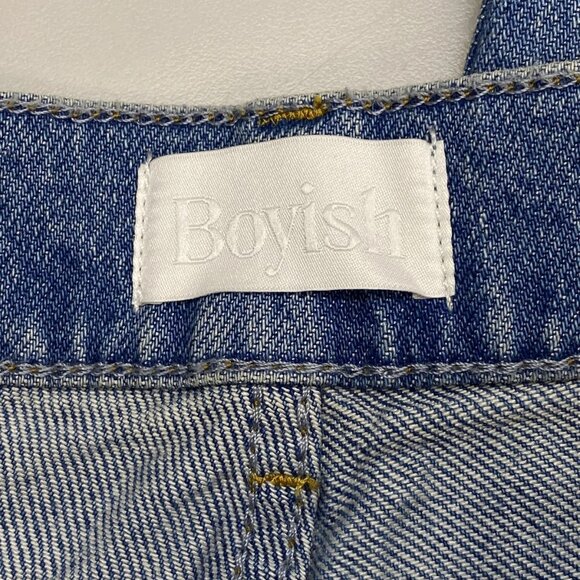 Boyish Women's The Tommy High Rise Stretch Jean Eternal Sunshine Blue Size 26 - Picture 7 of 12